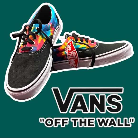 Vans Other - NWT (Box) Van’s ERA59 Waxed Canvas “Parasailing” in black/tie dye. Size 10 men’s